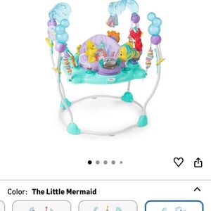 The Little Mermaid Kids Activity Jumper New In Box Never Opened